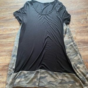Large black/camo dress